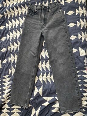 Everlane Way High Jean in Washed Black